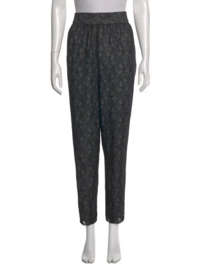 Pre-owned Alice And Olivia Nylon Skinny Leg Pants In Blue