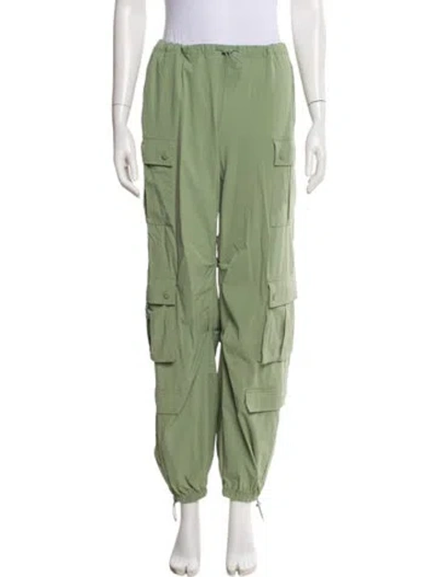 Pre-owned Alice And Olivia Nylon Sweatpants In Green
