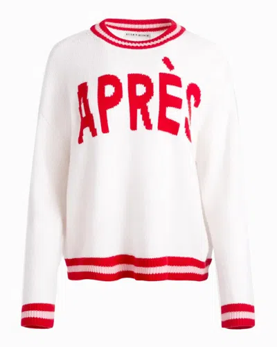 ALICE AND OLIVIA OGDEN APRES PULLOVER, ECRU MULTI