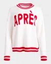 Alice And Olivia Odgen Apres Jumper In Ecru Multi