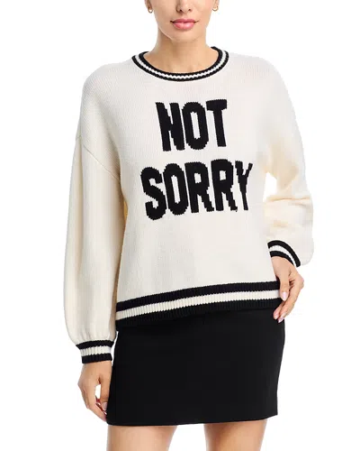 Alice And Olivia Ogden Not Sorry Sweater In Multi