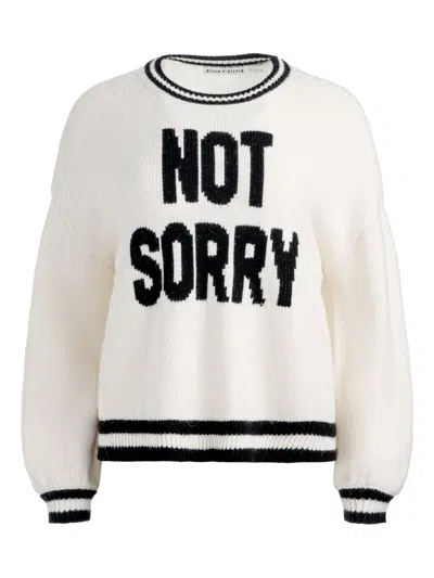 ALICE AND OLIVIA OGDEN NOT SORRY SWEATER