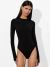 Alice And Olivia Olea Long Sleeve Bodysuit