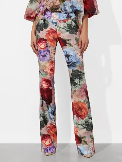 Alice And Olivia Olivia Bootcut Pant In Multi