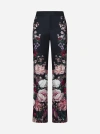ALICE AND OLIVIA OLIVIA FLORAL PRINT TROUSERS