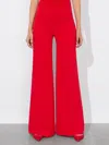 Alice And Olivia Olivia Wide-leg Pants In Bright Ruby