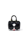 Alice And Olivia Olivia Staceface Leather Key Charm