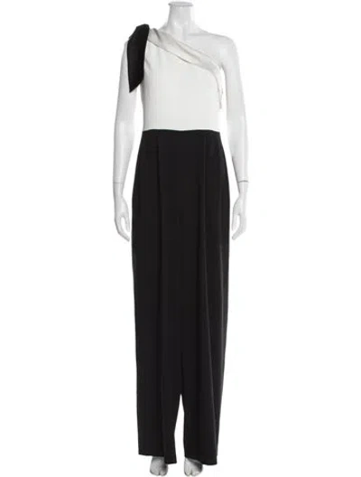 Pre-owned Alice And Olivia One-shoulder Jumpsuit In Multi