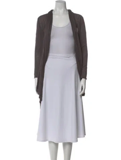 Pre-owned Alice And Olivia Open Front Sweater In Neutral