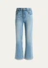 ALICE AND OLIVIA ORA HIGH-RISE EMBELLISHED JEANS