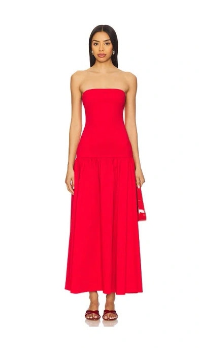 Alice And Olivia Oriana Maxi Dress In Red