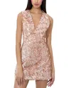 Alice And Olivia Pacey Embellished Low Lantern Dress