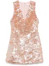 Alice And Olivia Pacey Mini Dress In 粉色