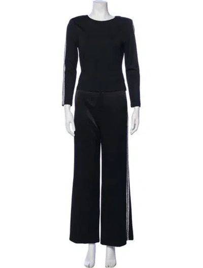 Pre-owned Alice And Olivia Pant Set In Black