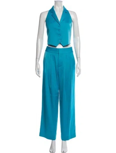 Pre-owned Alice And Olivia Pant Set In Blue