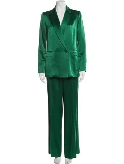 Pre-owned Alice And Olivia Pant Set In Green