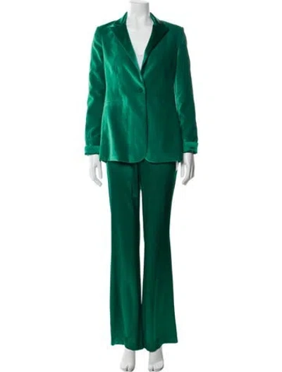 Pre-owned Alice And Olivia Pant Set In Green