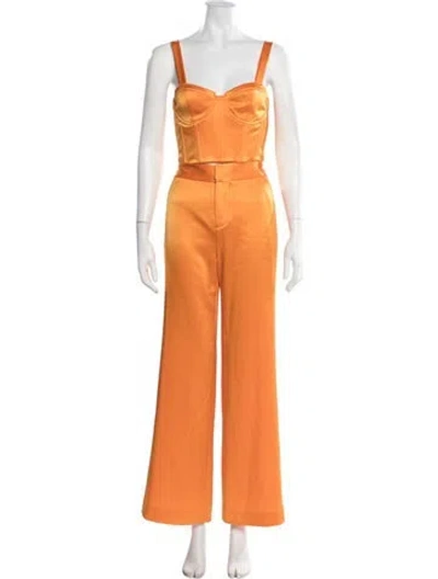 Pre-owned Alice And Olivia Pant Set In Orange