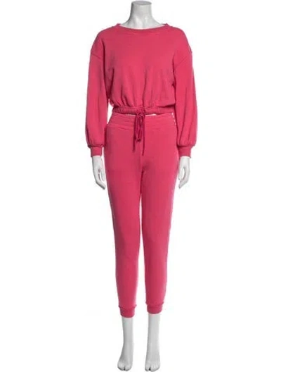 Pre-owned Alice And Olivia Pant Set In Pink