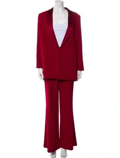 Pre-owned Alice And Olivia Pant Set In Red