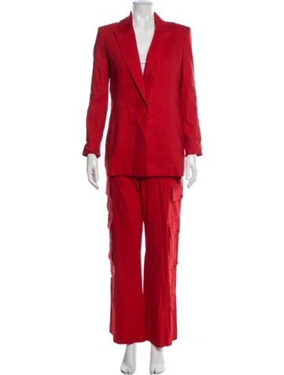 Pre-owned Alice And Olivia Pant Set In Red