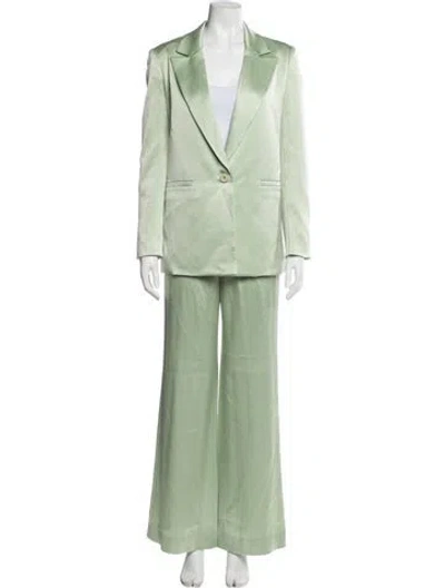 Pre-owned Alice And Olivia Pant Set W/ Tags In Green