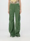 Alice And Olivia Akers Oversized Cargo Pant In Grün