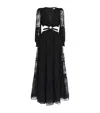 Alice And Olivia Patricia Tiered Maxi Dress In Black