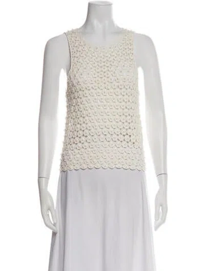 Pre-owned Alice And Olivia Patterned Crew Neck Sweater W/ Tags In Multi