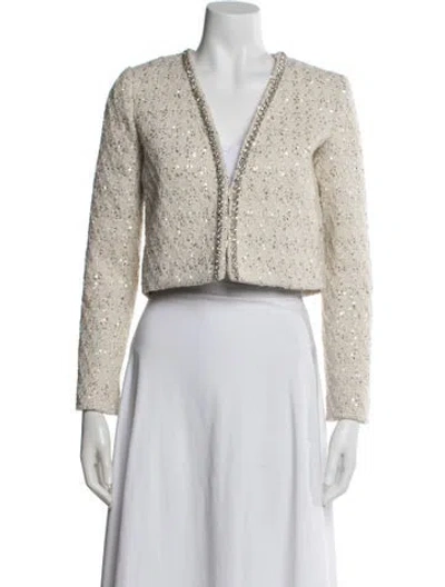 Pre-owned Alice And Olivia Patterned Jacket W/ Tags In Neutral