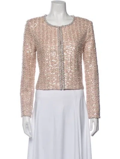 Pre-owned Alice And Olivia Patterned Jacket W/ Tags In Pink