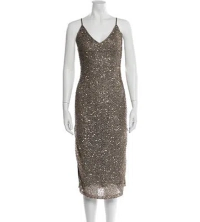 Pre-owned Alice And Olivia Patterned Midi Length Dress