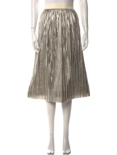 Pre-owned Alice And Olivia Patterned Midi Length Skirt In Neutrals