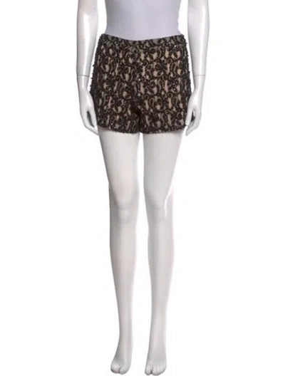 Pre-owned Alice And Olivia Patterned Mini Shorts