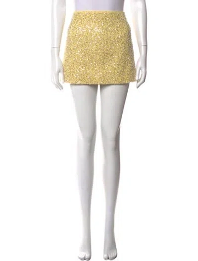 Pre-owned Alice And Olivia Patterned Mini Skirt