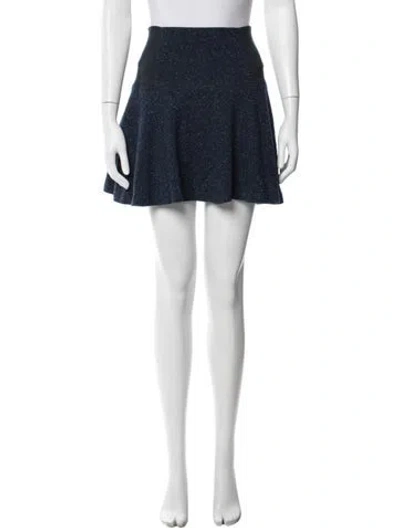 Pre-owned Alice And Olivia Patterned Mini Skirt In Multi