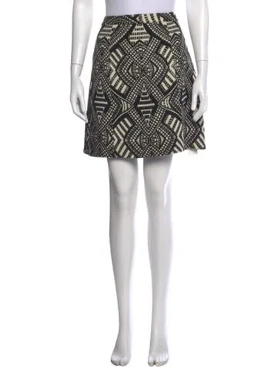 Pre-owned Alice And Olivia Patterned Mini Skirt In Multi