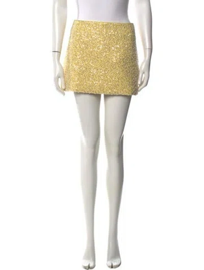 Pre-owned Alice And Olivia Patterned Mini Skirt In Neutral