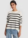 Alice And Olivia Harold Wool-blend Pullover In White