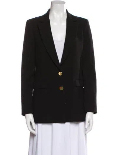 Pre-owned Alice And Olivia Peacoat In Black
