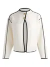 Alice And Olivia Pearson Jacket In Neutral