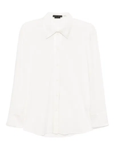 Alice And Olivia Perfect Button Down Shirt In White
