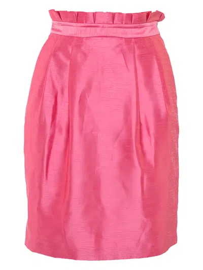 Pre-owned Alice And Olivia Pleat-detail Midi Skirt