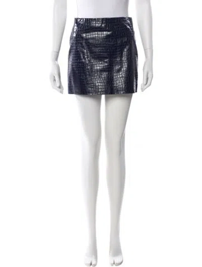 Pre-owned Alice And Olivia Pleated Accents Mini Skirt