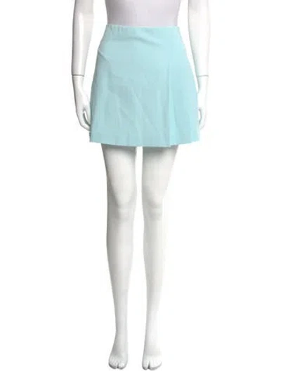 Pre-owned Alice And Olivia Pleated Accents Mini Skirt