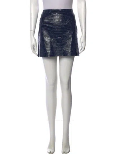 Pre-owned Alice And Olivia Pleated Accents Mini Skirt