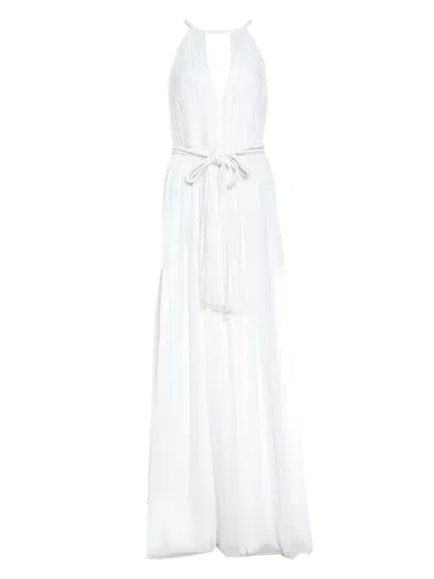 Pre-owned Alice And Olivia Pleated Maxi Dress