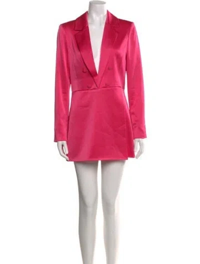 Pre-owned Alice And Olivia Plunge Neckline Romper