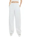 Alice And Olivia Porter Low Rise Balloon Trouser In White
