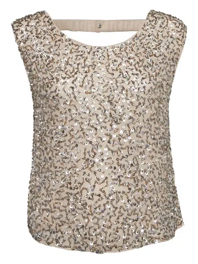 Pre-owned Alice And Olivia  Sequin-embellished Top